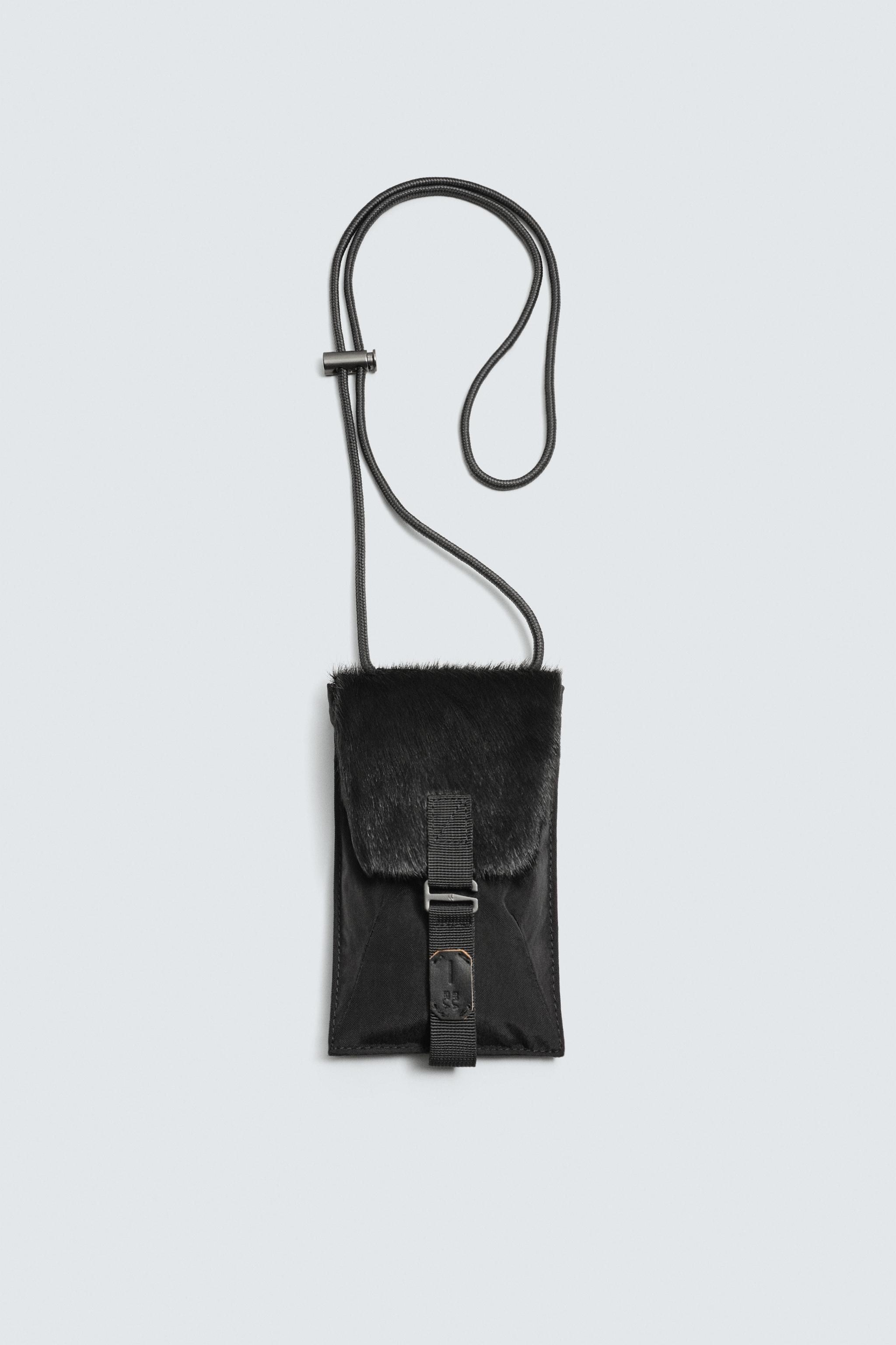 CROSSBODY BAG WITH FAUX FUR DETAIL X SR_A